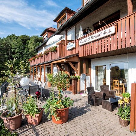 Gasthof Schoenblick Goessweinstein Exterior foto